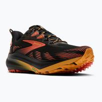 Vyriški bėgimo batai Brooks Ghost Trail black/red/orange