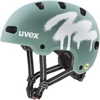 UVEX Kid 4 Style MIPS vaikų dviratininkų šalmas, žalias