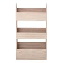 Iš paulovnijos masyvo vaikiška knygų lentyna natūralios spalvos 38x70 cm Moris – Bloomingville Mini