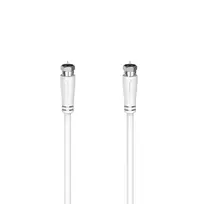 Hama 00205064 koaksialinis kabelis 3 m F baltas