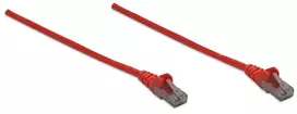 Intellinet tinklo laidas Cat6, 10 m, raudonas, CCA, U/UTP, PVC, RJ45, auksuoti kontaktai, be užkliuvimo, su apsauginiu gaubteliu, viso gyvenimo garantija