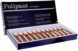 Ampulės nuo plaukų slinkimo su placenta Dikson Polipant, 12 x 10 ml