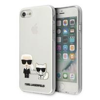 Karl Lagerfeld KLHCPXCKTR Apple iPhone X/Xs hardcase dėklas telefonui skaidrus Karl & Choupette