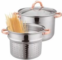 Klausberg Puodas Puodas su makaronų įdėklu 7,5 l, 24 cm kb-7739