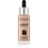 Eveline Cosmetics Liquid Control skystasis makiažo pagrindas su pipete atspalvis 025 Light Rose 32 ml