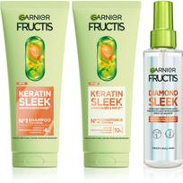 Garnier Fructis Keratin Sleek rinkinys plaukams