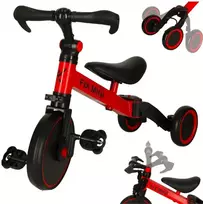 Triratis balansinis dviratukas Trike Fix, raudonas