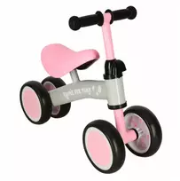 Keturratis balansinis dviratukas Trike Fix, rožinis