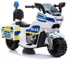 Elektrinis motociklas vaikams Police TR1912, baltas