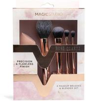 „Magic Studio Powerful Cosmetics Precision Flawless Finish“ rožinio kvarco dantų šepetėlis, 5 vnt.