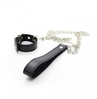 Wiązania-Guinzaglio da polso Chain Leash juodas – BDSM suvaržymai