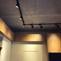 35W LED šviestuvas į 3 fazių bėgelius, juodas, 4000K, CREE LED chip