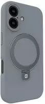 Aizmugurējais vāciņš Evelatus Apple iPhone 16 Premium Magsafe with Stand Soft Touch Silikoninis dėklas Sidabrinis 4752192091866 EVEA16PMSSTSS (4752192091866)