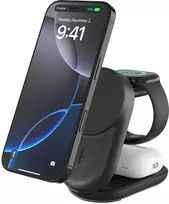 Cits mobilo telefonu aksesuārs Belkin Belkin Wireless Charger mit QI2 (3-in-1) Juodas 25W 0745883919871 WIZ037kqBK (0745883919871)