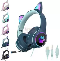 Žaidimų ausinės Cat Ears RGB A2
