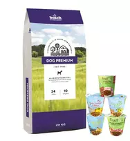Bosch Petfood Dog Premium 20kg + Fruitees asorti