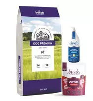 Bosch Petfood Rinkinys Dog Premium 20kg / BEMO Cistus 600g / Lašišų aliejus 1000ml