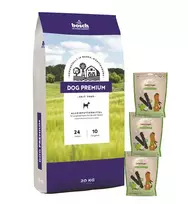 Bosch Petfood bosch Dog Premium 20kg + Sammys Tooth Bar 250g x 3