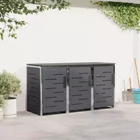 Atliekų dėžės saugojimas for 3 Bins 240L Nerūdijantis plienas