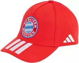 Kepurė su snapeliu adidas FC Bayern Monachium raudona KT3399 (Dzieci)