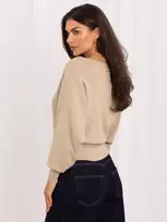 Ekru oversize megztinis