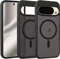 Dėklas Full Matte Mag Cover skirtas Google Pixel 10/10 Pro juodos spalvos