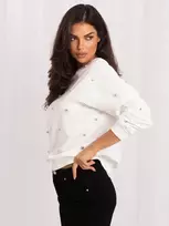 Italy Moda Bluza-IR-BL-R2697.04P-ecru