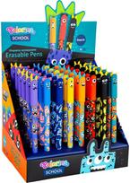 Ištrinamas rašiklis COLORINO Monsters, 0,5 mm, rašo mėlynai, įv. rūšių