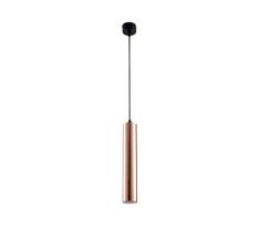 Immax 08306L - Pakabinamas šviestuvas su troseliu PUNTO 1xGU10/9W/230V rožinio aukso