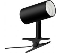 Immax 08291L - prisegama lempa PUNTO 1xGU10/9W/230V, juoda
