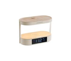 Immax 09111L - reguliuojama LED stalinė lempa su žadintuvu ir įkrovimo stotele TRIPLE DOCK LED/1,5W/5V