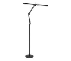 Brilagi - LED su dimeriu, lanksčiai reguliuojama pastatoma lempa VARIO LED/14W/5V 157 cm juoda