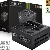 Gamemax maitinimo šaltinis GZ 1200G, 1200 W, Auksinis, Pilnai modulinis, 135 mm ventiliatorius, 1 x 24 pin ATX, 3 x SATA