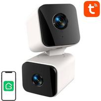 Gosund PC12 išmanioji dviguba WiFi kamera, 4MP, 1920x2160, H.265, 90° vertikalus, 355° horizontalus sukimas, dvipusis garsas