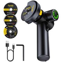 Fanttik M10 Ace bevielis kampinis šlifuoklis M10 ACE, 0.75 kg, 18.5 Wh, iki 10,000 aps./min, 20 mm pjovimo gylis, LED ekranas