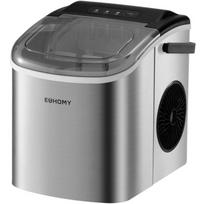 Euhomy ledo kubelių gamintojas IM001-BSI, 1.2 l, 12 kg, sidabrinė, 9 kubeliai per 6 min, 115V/60Hz, R600a 16 g