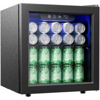 Euhomy gėrimų šaldytuvas BR009-55BL, 37L, R600A, 115V, 0.53 kWh/d, 38 dB, juodas