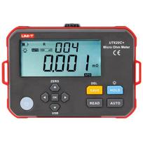 Uni-T UT620C+ Skaitmeninis mikroohmmetras, 0.001 mΩ – 300.0 kΩ, 1 μΩ, 500 duomenų rinkiniai, USB Type-C, IP54