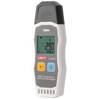 Uni-T Drėgmės matuoklis UT330THC, 64000 matavimų, -30°C ~ 70°C, 0% ~ 99.9%RH, USB duomenų saugojimas