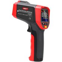 Uni-T UT302D+ Infraraudonųjų spindulių termometras, -32°C iki 1100°C, 250 ms atsakas, 0.1-1.0 emisija, 99 matavimai