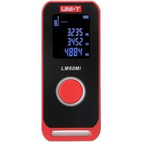 Uni-T lazerinis atstumo matuoklis LM60Mi, 60m, 20 grupių, 2.0" EBTN LCD, USB įkrovimas, raudonas lazeris