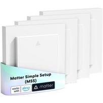 Meross MRS105MA-EU išmanusis Wi-Fi roletų jungiklis, MRS105MAQUA-EU, 2.4 GHz, 55x55 mm, automatinis kalibravimas, balso valdymas