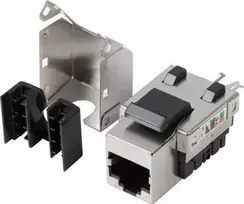 "Lanberg Keystone" modulis RJ45 lizdas - LSA cat.5E FTP 90° montavimo dėžutei