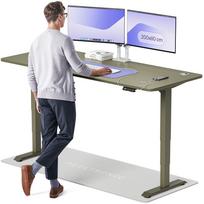 Kompiuterio stalas reguliuojamo aukščio Desktronic HomePro, 200 cm x 80 cm, 63 - 128 cm, žalia sp.