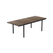 Lauko stalas Keter Deco Porto Nova Extendable, juoda sp./riešuto sp., 160 - 240 cm x 94 cm x 75 cm