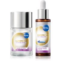 NIVEA Luminous 630 Skin Glow ekonomiška pakuotė skaistinamojo ir glotninamojo poveikio