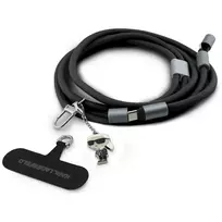 Karl Lagerfeld CBDY Ikonik Charm USB-C/USB-C Cable Lanyard Black