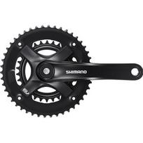 Priekinis žvaigždžių blokas Shimano FC-TY501-2 // 2x7/8 pav., 46x30T, 175 mm (juodas)