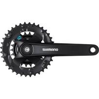 Priekinis žvaigždžių blokas Shimano FC-M315 // 2x7/8 pav., 36/22T, 175mm