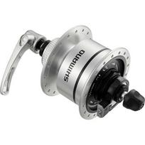 Stebulė su integruota dinama Shimano DH-3D72 // 6V - 3W // 32H, diskiniams CL, greitveržlė